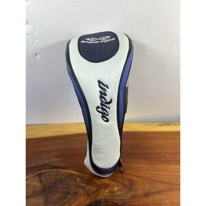 SNAKE EYES INDIGO 3 FAIRWAY WOOD LADIES WOMEN'S HEADCOVER‎ WHITE & BLUE